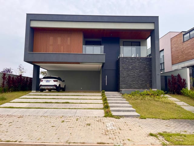 Foto do Sobrado - Sobrado com 5 dormitórios à venda, 397 m² por R$ 3.800.000,00 - Condomínio Residencial Alphaville II - São José dos Campos/SP | RUSSI IMÓVEIS