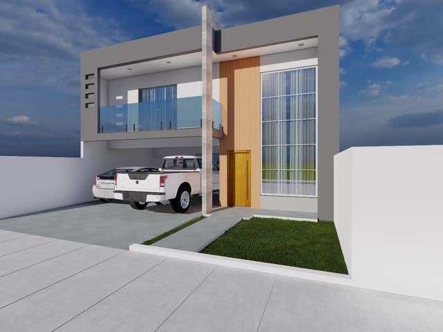 Foto do Sobrado - Sobrado à venda, Alto da XV, Guarapuava, PR | Base Real Imóveis