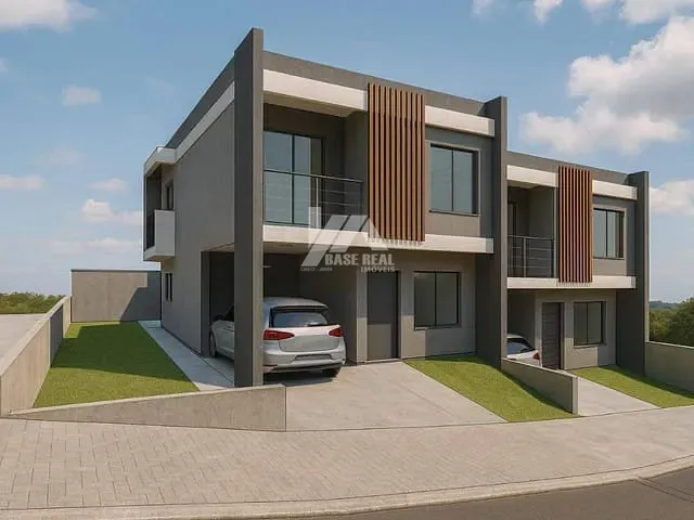 Sobrado com 137m² 3 quartos e 2 banheiros, à venda, no bairro Uvaranas em Ponta Grossa