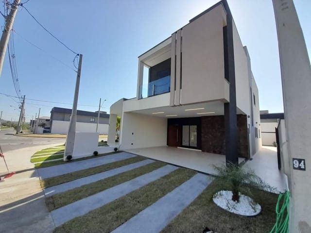 Foto do Sobrado - Sobrado no Condominio Bosque dos Manacas com 3 dormitórios à venda, 178m² por R$ 1.170.000 - Jardim Jacinto - Jacareí/SP | RUSSI IMÓVEIS