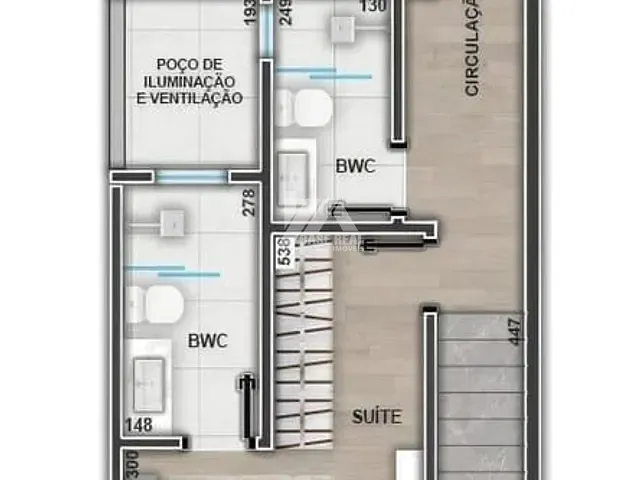 Sobrado 3 quartos e 1 banheiro, à venda, no bairro Orfãs em Ponta Grossa