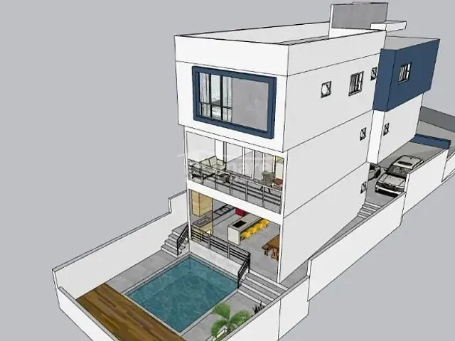 Sobrado com 301m² 4 quartos e 6 banheiros, à venda, no bairro Residencial Real Park em Arujá
