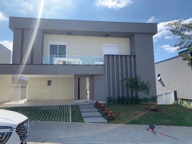 Foto do Sobrado - Sobrado com 4 dormitórios à venda, 428 m² por R$ 2.950.000 - Condomínio Residencial Monaco - São José dos Campos/SP | RUSSI IMÓVEIS