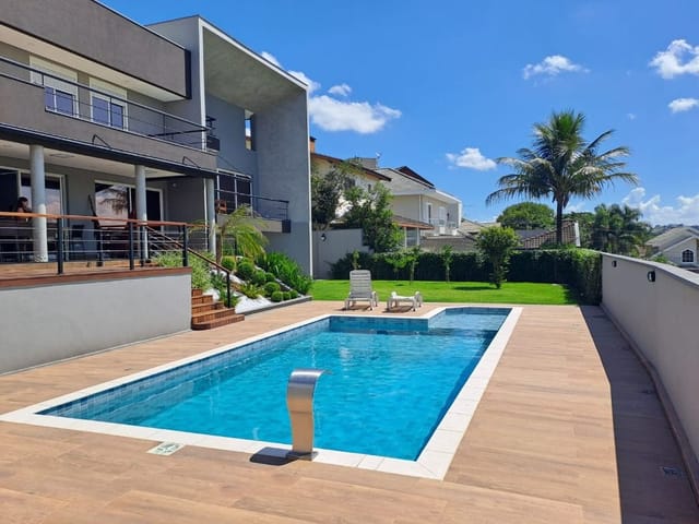 Foto do Sobrado - Sobrado com 4 dormitórios à venda, 455 m² por R$ 3.500.000,00 - Condomínio Altos da Serra I - São José dos Campos/SP | RUSSI IMÓVEIS