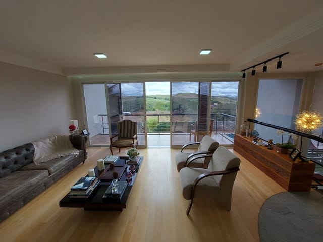 Foto do Sobrado - Sobrado com 4 dormitórios à venda, 455 m² por R$ 3.500.000,00 - Condomínio Altos da Serra I - São José dos Campos/SP | RUSSI IMÓVEIS