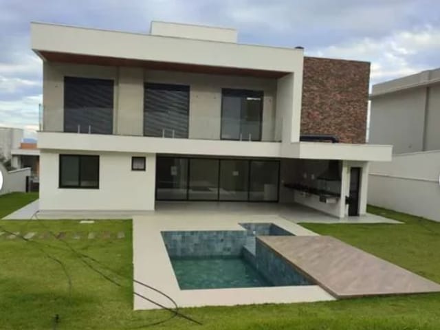Foto do Sobrado - Sobrado com 4 dormitórios à venda, 440 m² por R$ 4.500.000,00 - Condomínio Reserva do Paratehy - São José dos Campos/SP | RUSSI IMÓVEIS