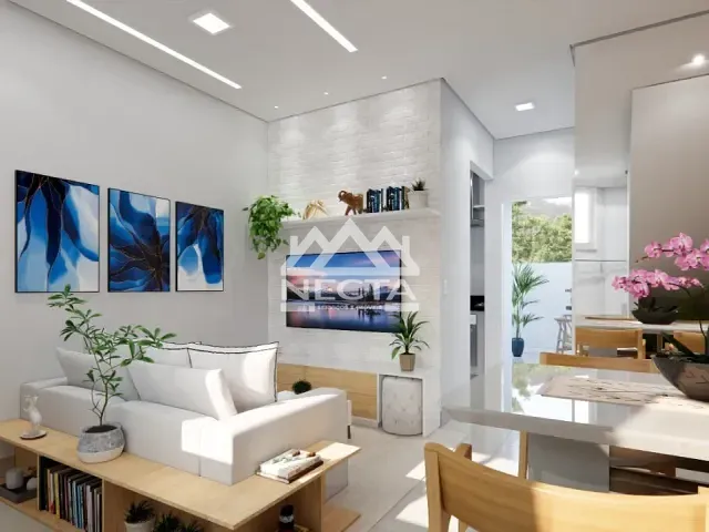 Sobrado com 62m² 2 quartos e 2 banheiros, à venda, no bairro Jaraguazinho em Caraguatatuba