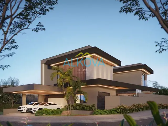 Sobrado com 279m² 4 quartos e 6 banheiros, à venda, no bairro Recanto dos Eucaliptos em São José dos Campos