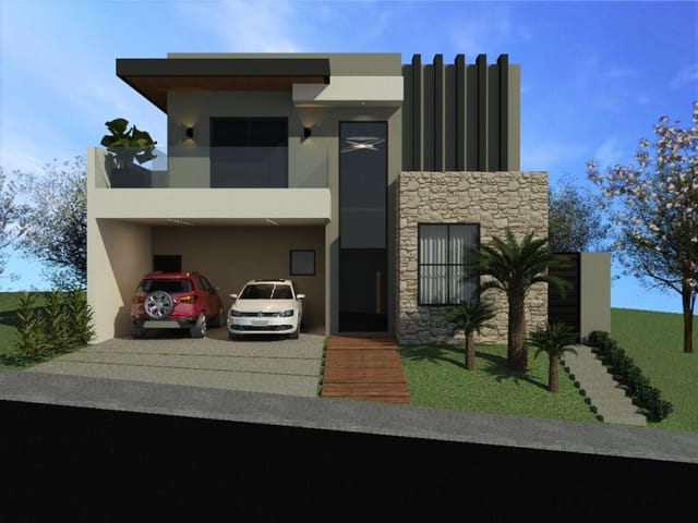 Foto do Sobrado - Sobrado com 3 dormitórios à venda, 214 m² por R$ 1.595.000,00 - Condomínio Terras do Vale - Caçapava/SP | RUSSI IMÓVEIS