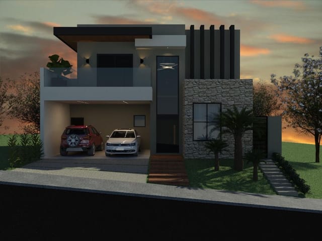 Foto do Sobrado - Sobrado com 3 dormitórios à venda, 214 m² por R$ 1.595.000,00 - Condomínio Terras do Vale - Caçapava/SP | RUSSI IMÓVEIS