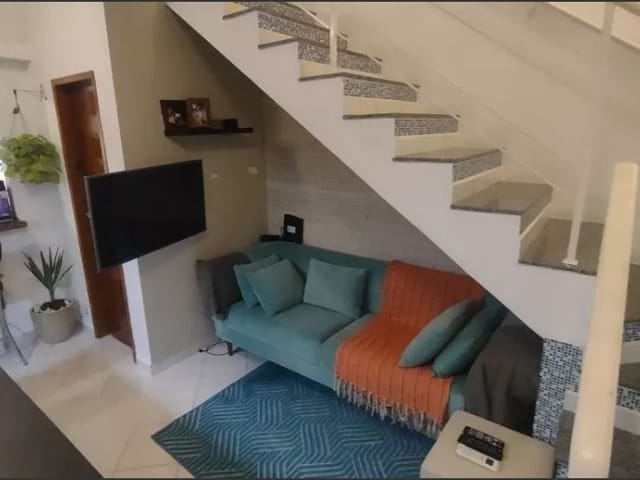 Foto do Sobrado - Sobrado no Condominio Solar do Ipês com 2 dormitórios à venda por R$ 354.000,00 - Residencial Bosque dos Ipês - São José dos Campos/SP | RUSSI IMÓVEIS