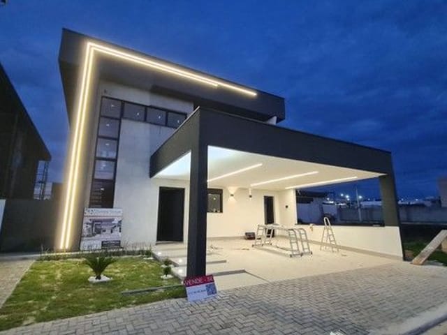 Foto do Sobrado - Sobrado com 3 dormitórios à venda, 267 m² por R$ 1.530.000,00 - Reserva Aruana - São José dos Campos/SP | RUSSI IMÓVEIS