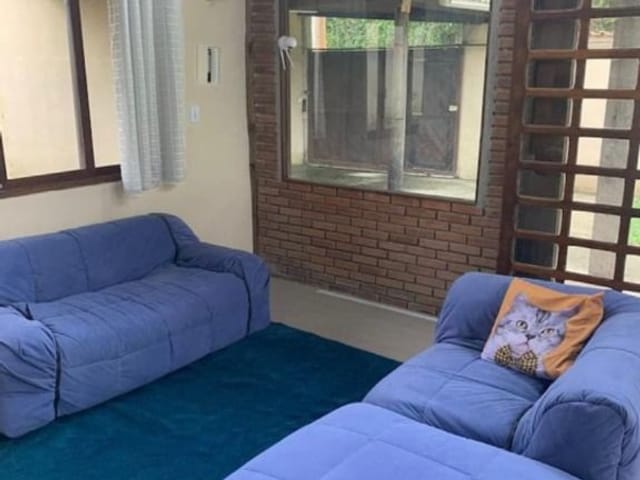 Foto do Sobrado - Sobrado com 3 dormitórios para alugar, 200 m² por R$ 4.200,00/mês - Capricórnio II - Caraguatatuba/SP | RUSSI IMÓVEIS