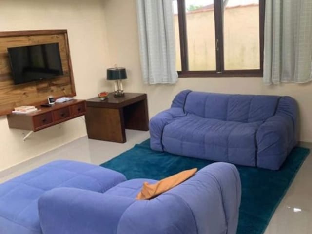 Foto do Sobrado - Sobrado com 3 dormitórios para alugar, 200 m² por R$ 4.200,00/mês - Capricórnio II - Caraguatatuba/SP | RUSSI IMÓVEIS