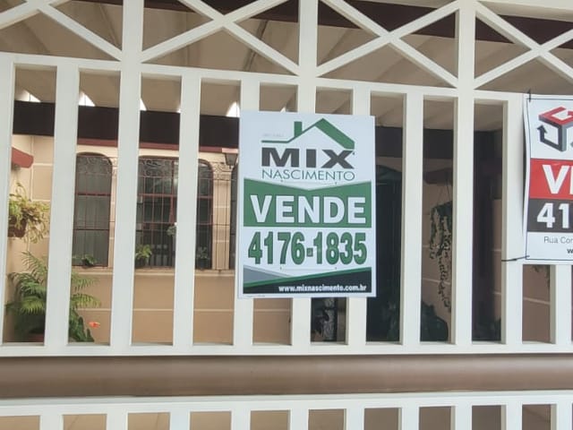 Foto do Sobrado - Sobrado à venda, amplo com 2 vagas de garagem, 3 dormitórios grandes, portão automático, Taboão, São Bernardo do Campo, SP | Mix Nascimento