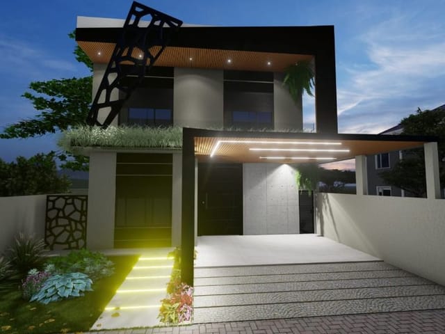 Foto do Sobrado - Sobrado com 4 dormitórios à venda, 247 m² por R$ 1.595.000,00 - Condomínio Reserva Rudá - São José dos Campos/SP | RUSSI IMÓVEIS