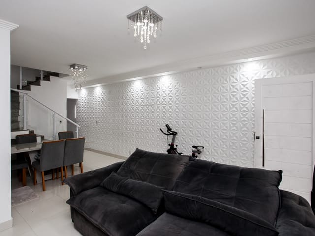 Foto do Sobrado - Sobrado para venda em Vila Palmeiras com 3 quartos, sendo 3 suítes, 155m² | Lares e Andares Imóveis