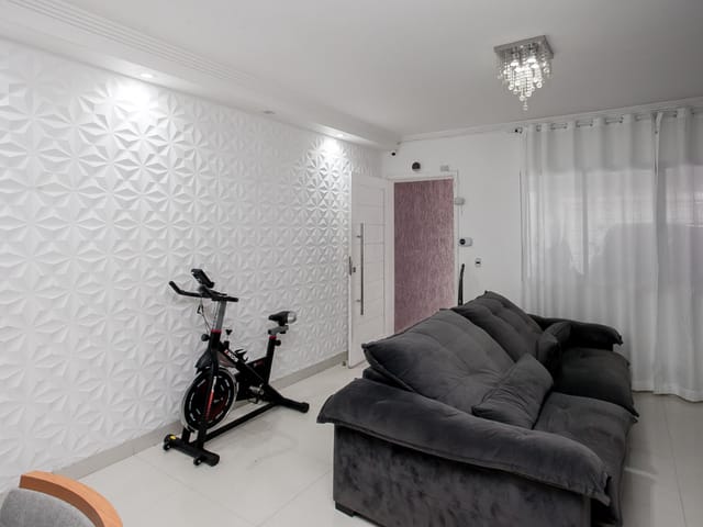 Foto do Sobrado - Sobrado para venda em Vila Palmeiras com 3 quartos, sendo 3 suítes, 155m² | Lares e Andares Imóveis