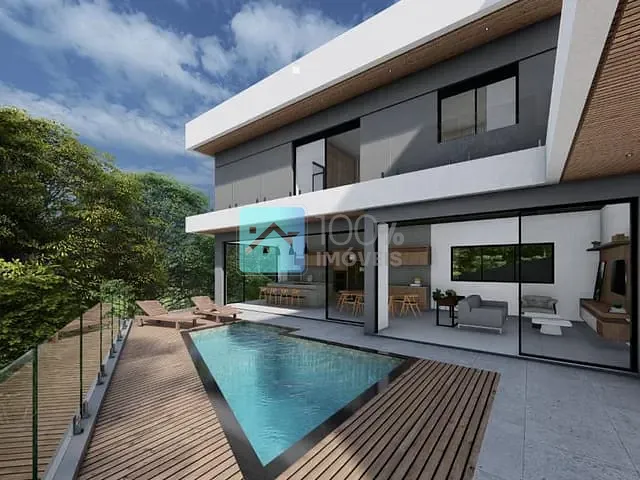 Sobrado com 360m² 4 quartos e 5 banheiros, à venda, no bairro Recanto dos Eucaliptos em São José dos Campos