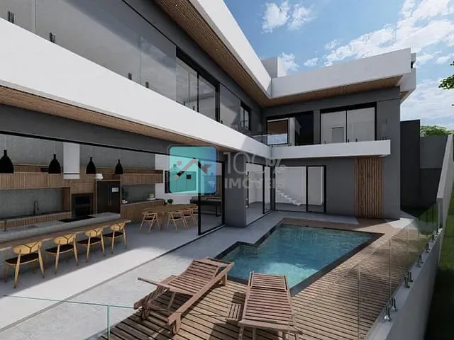 Sobrado com 360m² 4 quartos e 5 banheiros, à venda, no bairro Recanto dos Eucaliptos em São José dos Campos