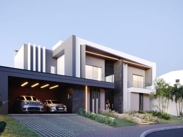 Foto do Sobrado - Sobrado com 4 dormitórios à venda, 383 m² por R$ 3.950.000,00 - Condomínio Colinas do Paratehy Norte - São José dos Campos/SP | RUSSI IMÓVEIS