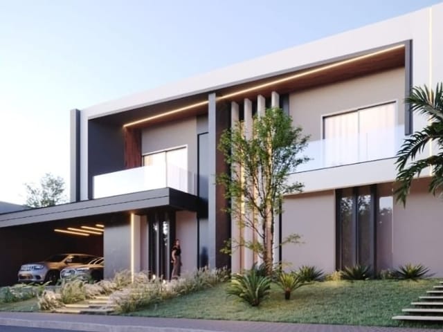 Foto do Sobrado - Sobrado com 4 dormitórios à venda, 383 m² por R$ 3.950.000,00 - Condomínio Colinas do Paratehy Norte - São José dos Campos/SP | RUSSI IMÓVEIS