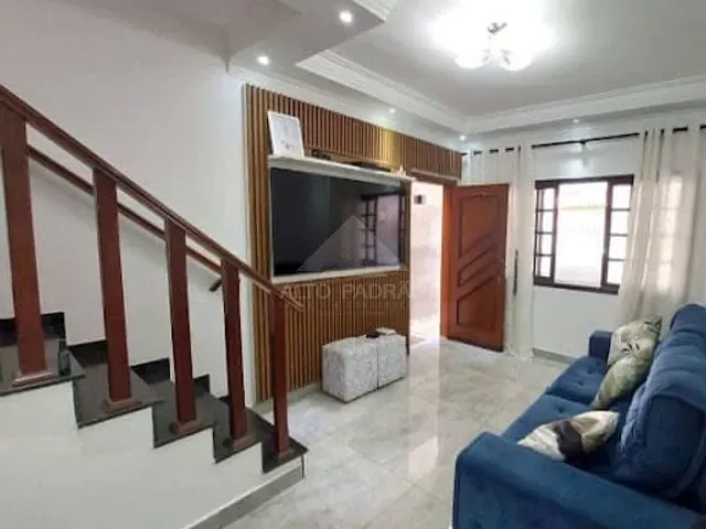 Sobrado com 125m² 3 quartos e 3 banheiros, à venda, no bairro Parque São Vicente em Mauá