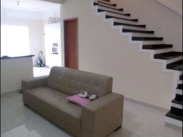 Foto do Sobrado - Sobrado com 3 dormitórios à venda, 165 m² por R$ 543.000,00 - Residencial Bosque dos Ipês - São José dos Campos/SP | RUSSI IMÓVEIS