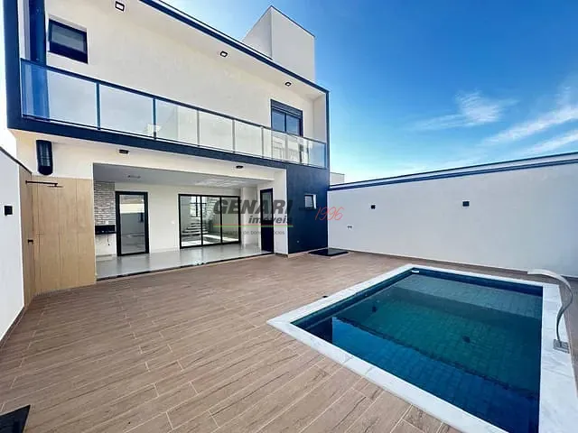 Sobrado com 218m² 3 quartos e 4 banheiros, à venda, no bairro Loteamento Park Gran Reserve em Indaiatuba