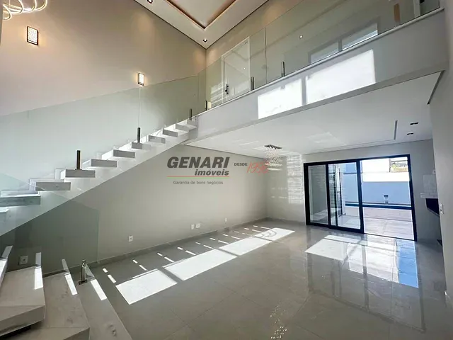 Sobrado com 218m² 3 quartos e 4 banheiros, à venda, no bairro Loteamento Park Gran Reserve em Indaiatuba