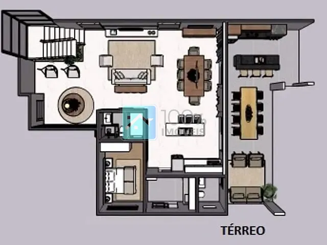 Sobrado com 451m² 5 quartos e 6 banheiros, à venda, no bairro Condomínio Residencial Monaco em São José dos Campos