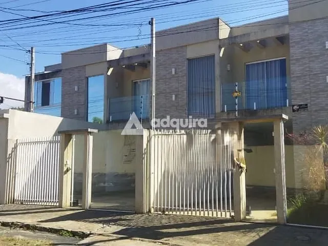 Sobrado com 110m² 3 quartos e 3 banheiros, à venda, no bairro Nova Rússia em Ponta Grossa