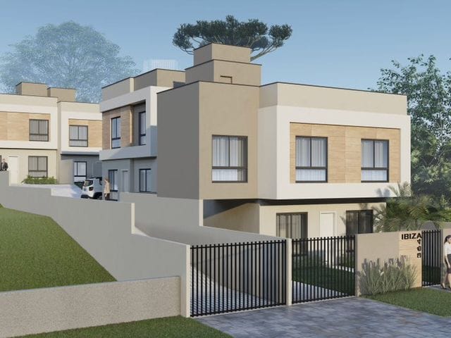 Sobrado com 142m² 3 quartos e 3 banheiros, à venda, no bairro Lindóia em Curitiba