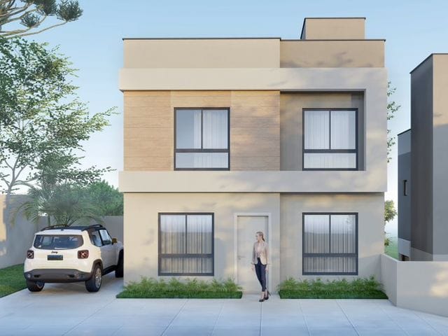 Sobrado com 142m² 3 quartos e 3 banheiros, à venda, no bairro Lindóia em Curitiba