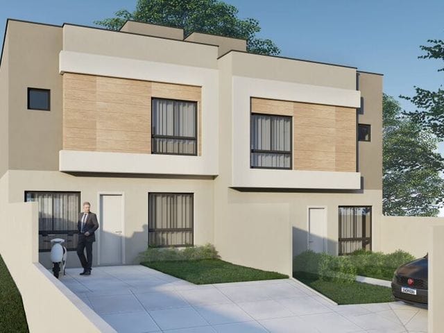 Sobrado com 142m² 3 quartos e 3 banheiros, à venda, no bairro Lindóia em Curitiba