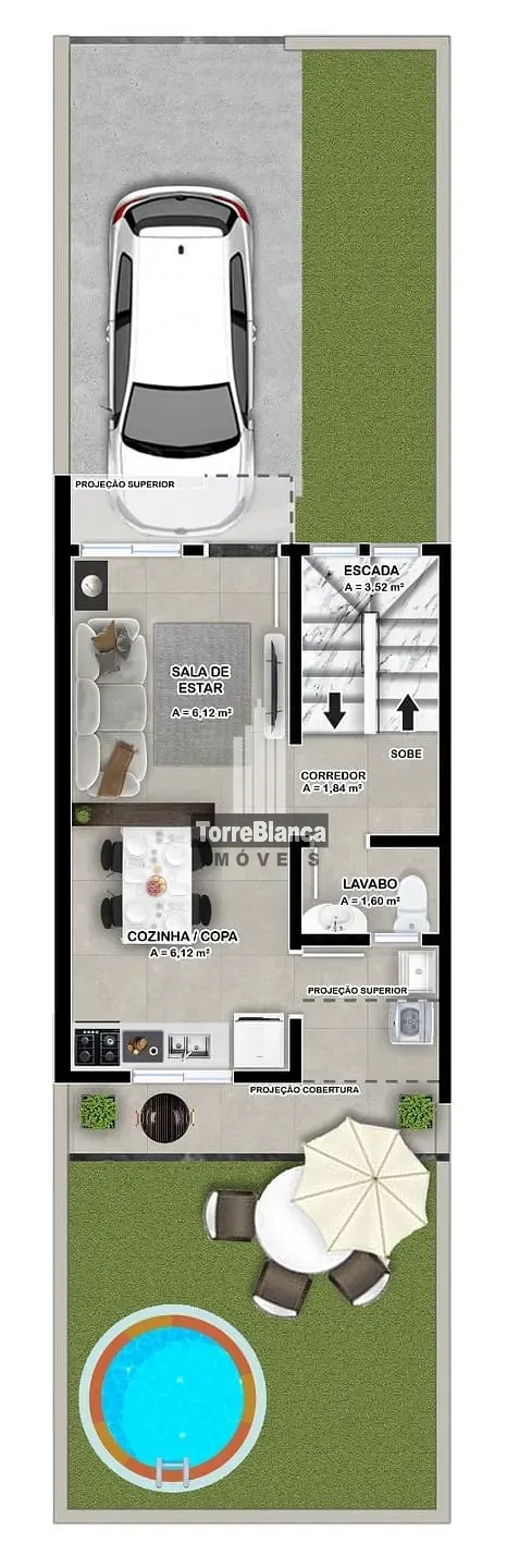 Sobrado, 2 quartos, 60 m² - Foto 25
