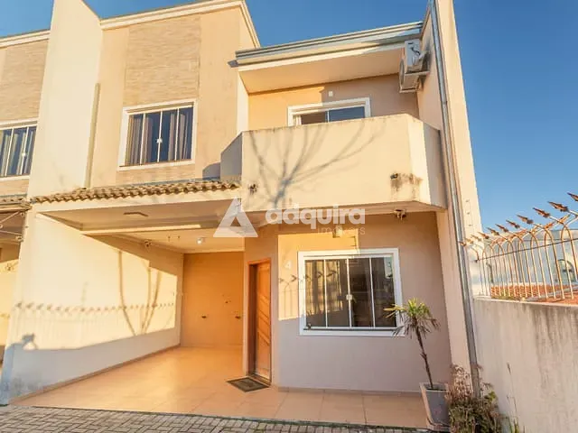 Sobrado com 125m² 3 quartos e 3 banheiros, à venda, no bairro Ronda em Ponta Grossa