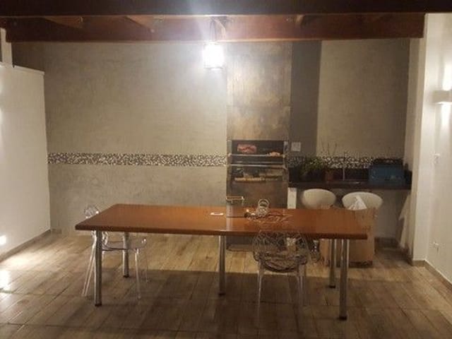 Foto do Sobrado - Sobrado com 3 dormitórios, 140 m² - venda por R$ 655.000,00 ou aluguel por R$ 4.400,00/mês - Loteamento Residencial Vista Linda - São José dos Campos/SP | RUSSI IMÓVEIS