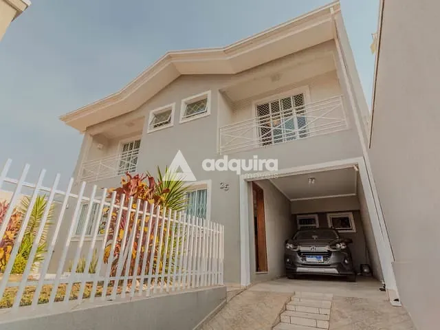 Sobrado 4 quartos e 6 banheiros, à venda, no bairro Jardim Carvalho em Ponta Grossa