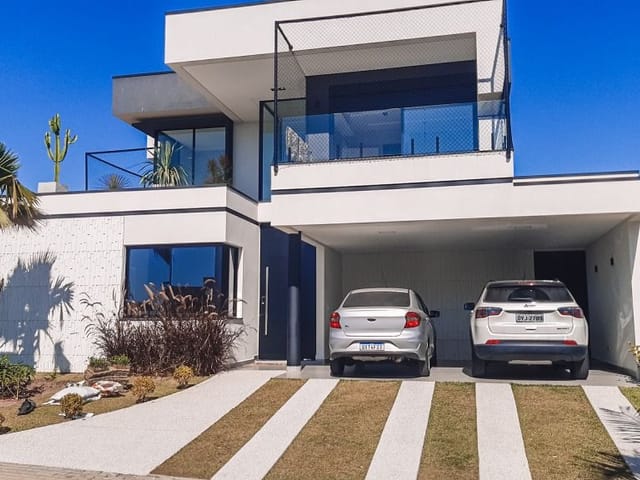 Foto do Sobrado - Sobrado com 4 dormitórios à venda, 275 m² por R$ 2.475.000,00 - Condomínio Residencial Monaco - São José dos Campos/SP | RUSSI IMÓVEIS