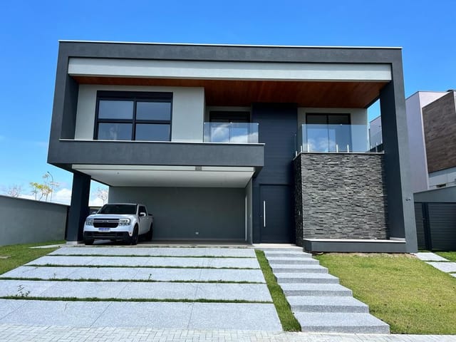Foto do Sobrado - Sobrado com 5 dormitórios à venda, 397 m² por R$ 3.400.000,00 - Condomínio Residencial Alphaville II - São José dos Campos/SP | RUSSI IMÓVEIS