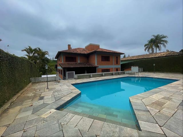 Foto do Sobrado - Sobrado à venda,  4 quartos, 6 banheiro , 12 vagas  destas 3 cobertas, 2sts, piscina, gourmet, hóspedes. Granja Viana, Cotia, SP | Eleve Imóveis