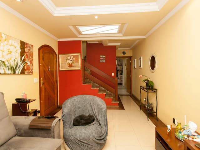 Foto do Sobrado - Sobrado para venda em Parque São Domingos com 3 quartos, sendo 2 suítes, 149m² | Lares e Andares Imóveis