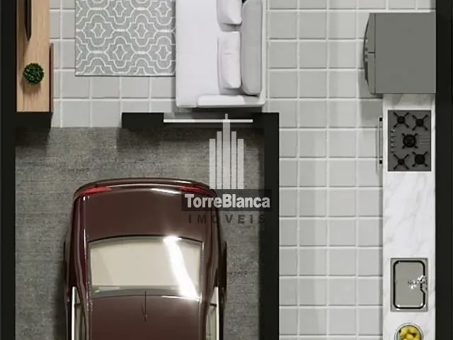 Sobrado com 93m² 2 quartos e 1 banheiro, à venda, no bairro Estrela em Ponta Grossa