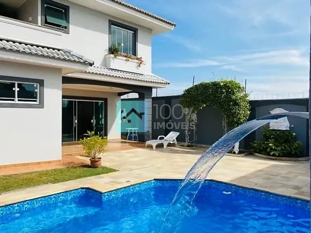 Sobrado com 450m² 5 quartos e 6 banheiros, à venda, no bairro Pqe Res Aquarius em São José dos Campos