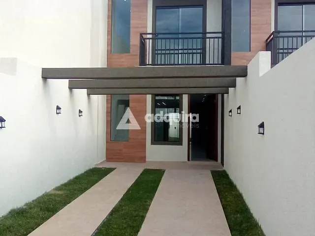 Sobrado com 124m² 3 quartos e 3 banheiros, à venda, no bairro Oficinas em Ponta Grossa