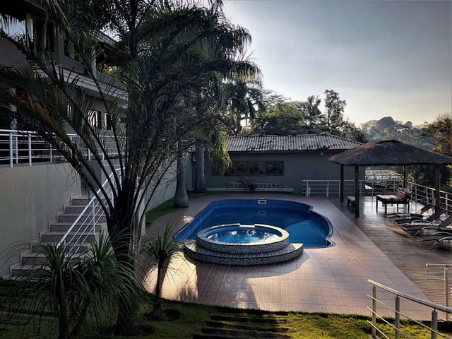 Foto do Sobrado - Espetacular mansão para venda e locação , 5 suítes, 9 banheiros, 6 vagas, 890m² -Chácara Santa Lúcia | Eleve Imóveis