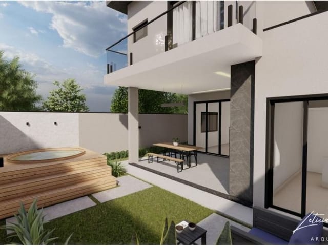Foto do Sobrado - Sobrado no Condominio Bosque dos Manacás com 3 dormitórios à venda, 200 m² por R$ 1.100.000,00 - Jardim Jacinto - Jacareí/SP | RUSSI IMÓVEIS
