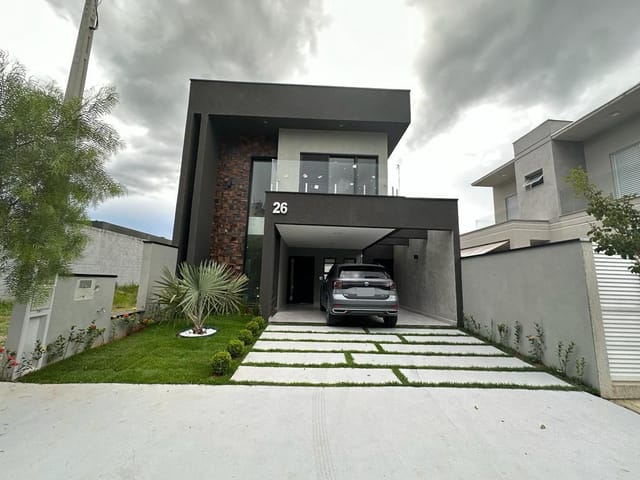 Foto do Sobrado - Sobrado no Condominio Bosque dos Manacás com 3 dormitórios à venda, 200 m² por R$ 1.100.000,00 - Jardim Jacinto - Jacareí/SP | RUSSI IMÓVEIS