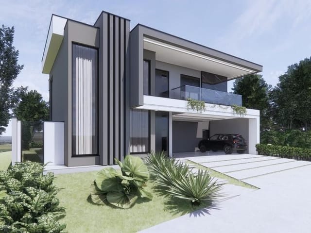Foto do Sobrado - Sobrado com 4 dormitórios à venda, 367 m² por R$ 2.025.000 - Condomínio Residencial Monaco - São José dos Campos/SP | RUSSI IMÓVEIS